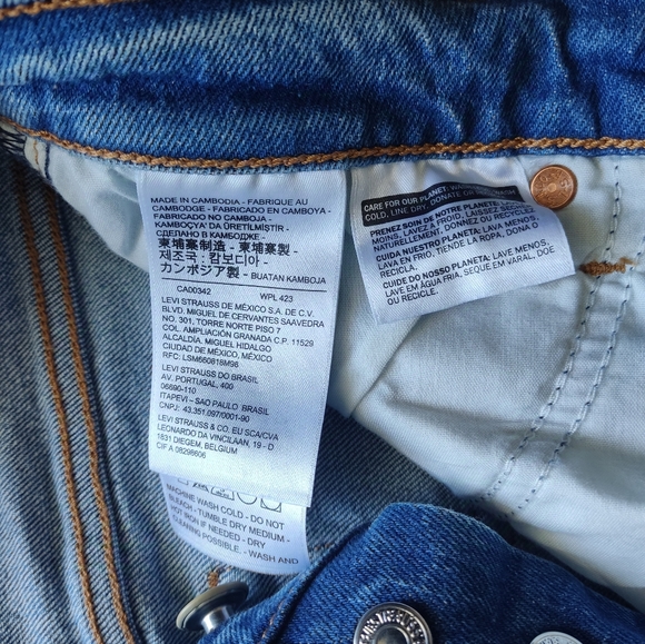 Levis Wedgie Premium Tapered Leg Jeans S40197 Size 24 - Picture 9 of 15